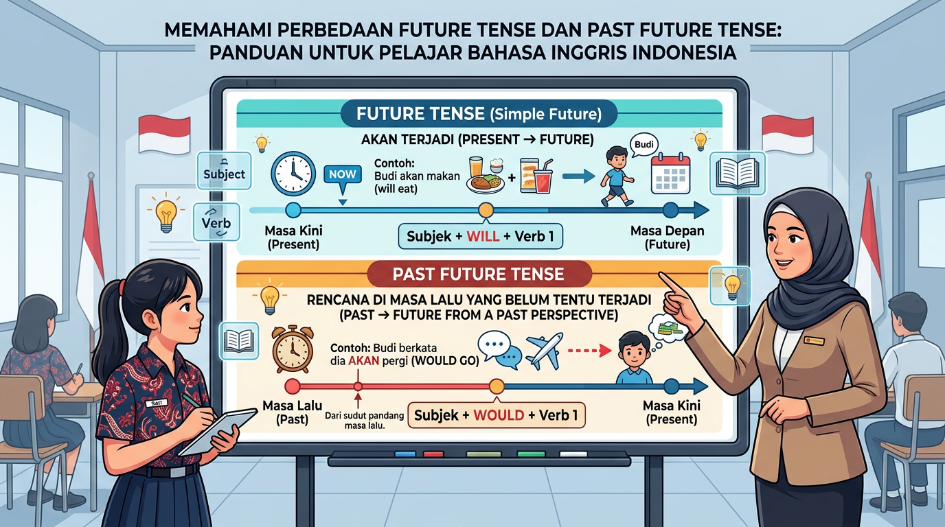 Perbedaan Past Future Tense dan Future Tense