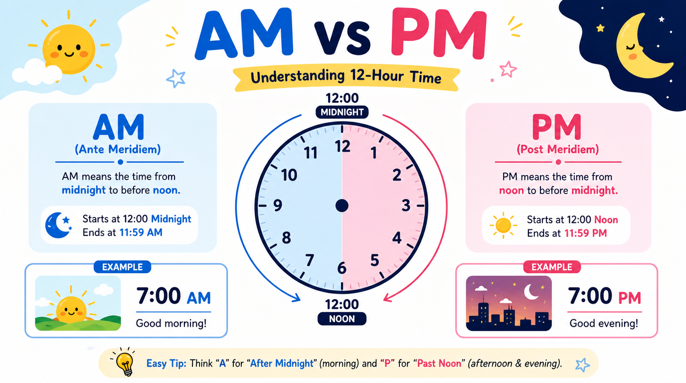 Perbedaan AM dan PM